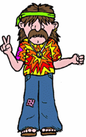 The term "hippie" used for the first time