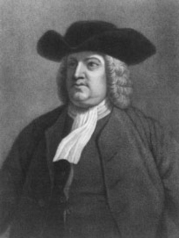 William Penn granted PA