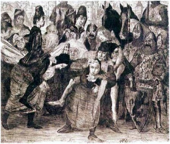 Gran hambruna en el país.