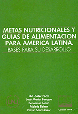 CARACAS. Realizó la primera reunión internacional para recomendar Metas Nutricionales y las Guías de Alimentación.