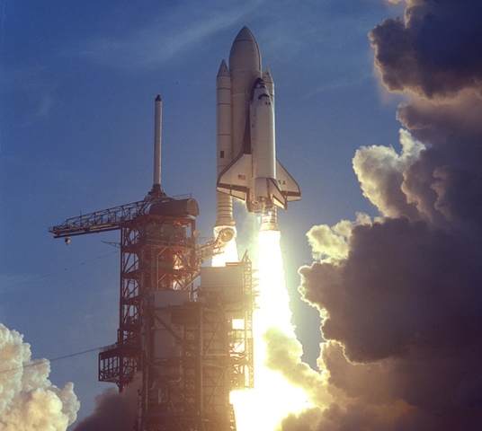 First space shuttle flight