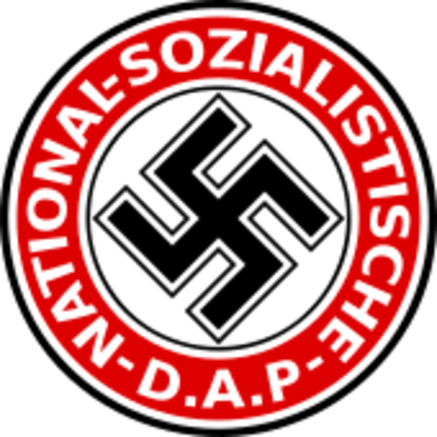 The Nazi party began