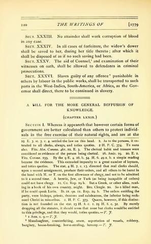 Bill for the More General Diffusion of knowledge