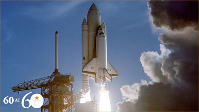 First space shuttle flight