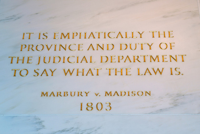 Marbury v.s. Madison Case