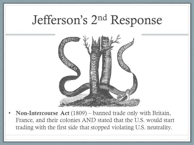 Congress Passes Non-Intercourse