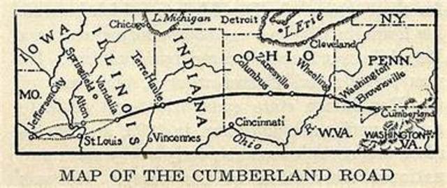 Cumberland Road Starts Construction