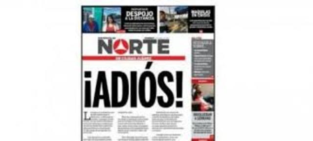 periódico el norte cierra por inseguridad hacia sus periodistas
