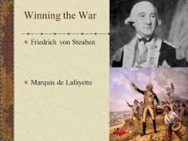 Friedrich von Steuben and Marquis de Lafayette