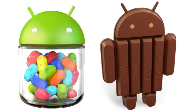 JELLY BEAN Y KITKAT