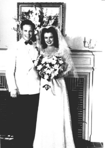 marilyn monroe gets married