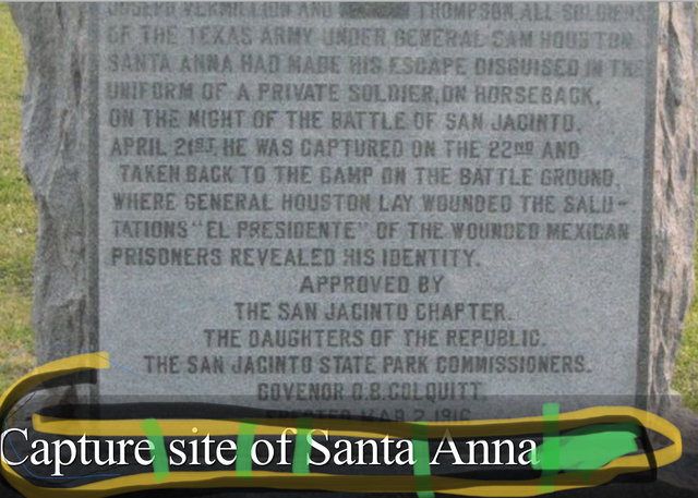 Santa Anna estan arestado.