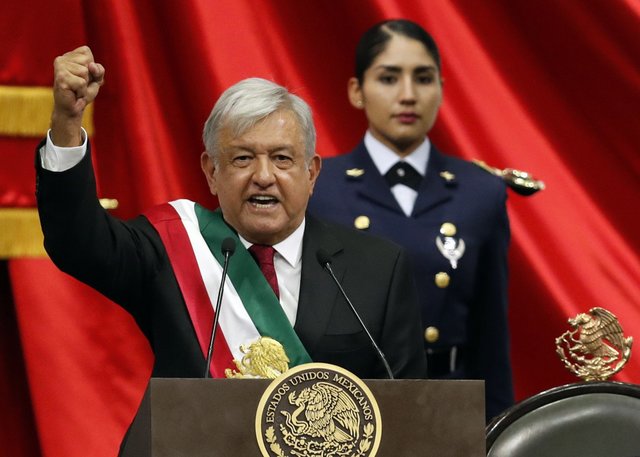 Andres Manuel Lopez Obrador presidente de México