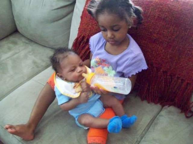 My younger brother was born!