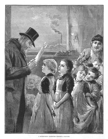 (1867) Ley que nombraba a los inspectores en las fábricas.