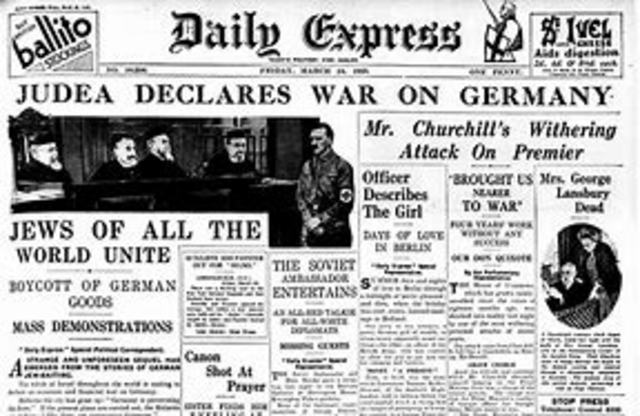 International Jewry Declared war on Germany