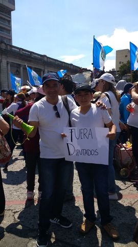 My second demonstration in front of the National Palace of Culture