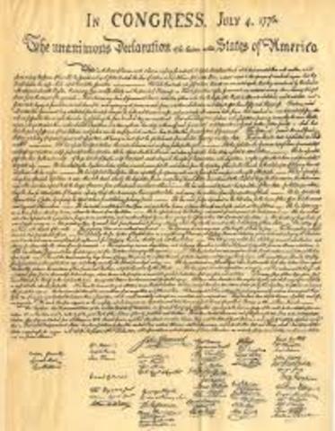 DICHIARAZIONE D'INDIPENDENZA AMERICANA