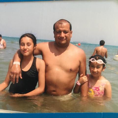 My first visit to the sea