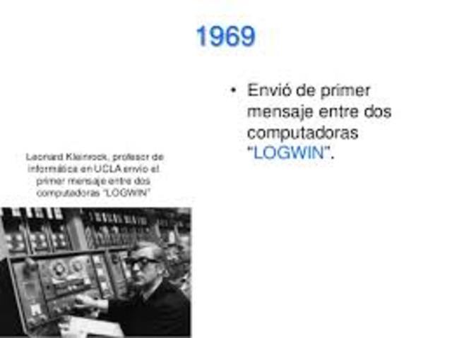 1969 Primer mensaje.