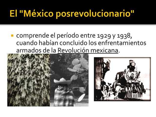El período posrevolucionario (1920-1940)