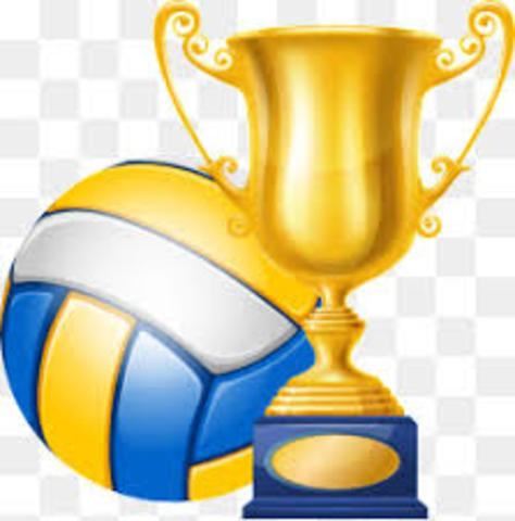 my fist achievement in volleyball