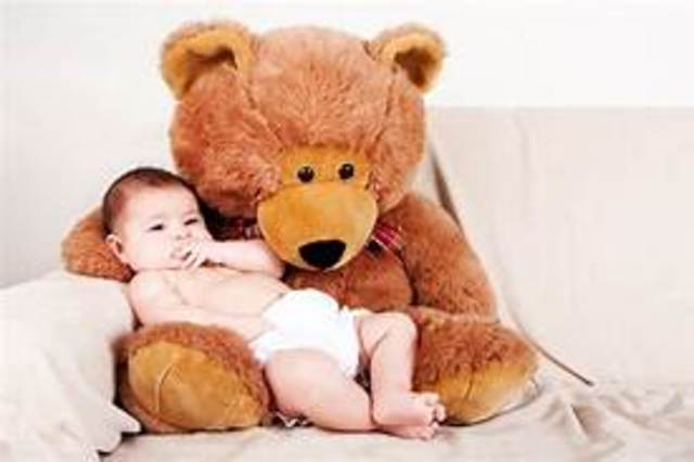 When I was one year old, my grandmother gave me a beautiful bear