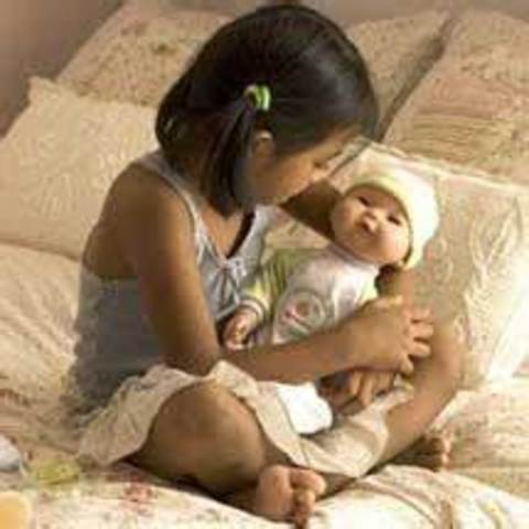 When I was four years old, my dad gave me a doll