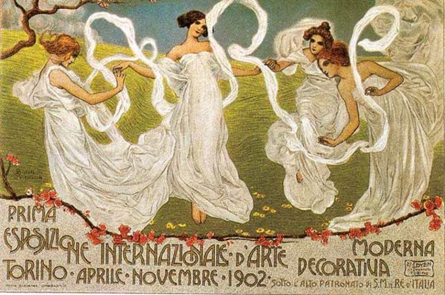 1902, se celebra la Prima Esposizione Internazionale d’Arte Decorativa Moderna