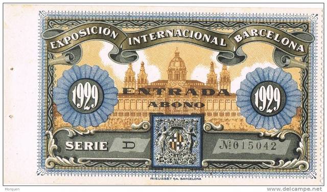 1929, se celebra la Exposición Internacional de Barcelona