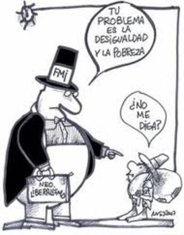 Inicio del periodo del Estado mínimo o Neoliberal