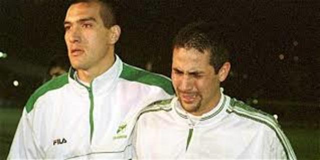 Debut de Mario Alberto Yepes