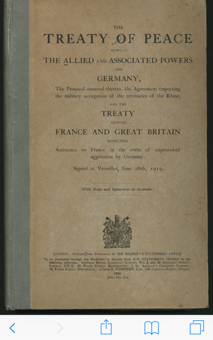 Treaty of Versailles