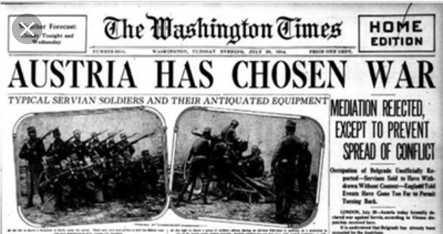 Austria declared war on Sebria