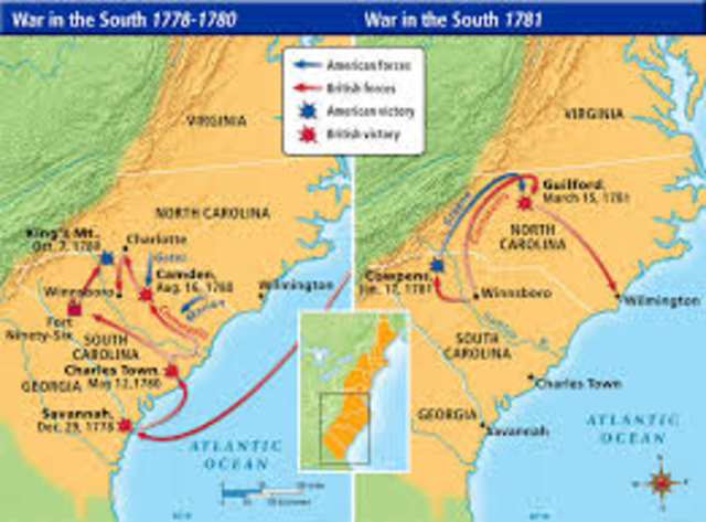 British victories in the South