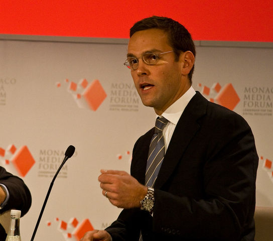 James Murdoch is made chief executive of News Corporation's European and Asian operations.