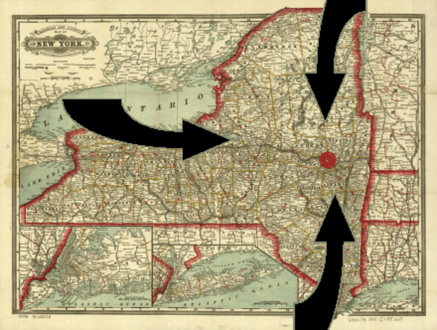 England Takes Over New York Colony