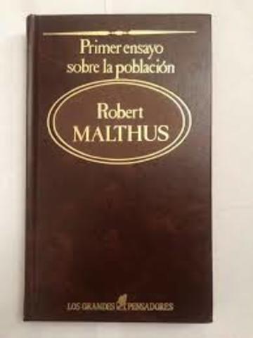 Thomas Robert Malthus. Ensayo sobre la población.