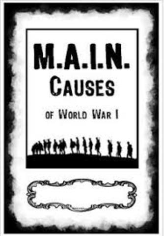 The Main Long Term Causes Of WW1