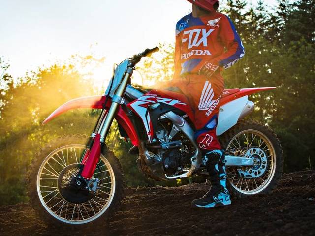 The first motorcycle.