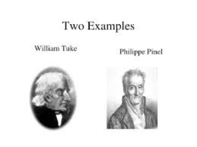 Phillippe pinel y Eilliam Tukes.