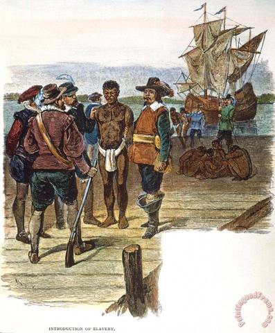 20 slaves arrived in North America