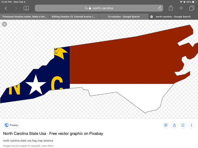 North Carolinawas founded in