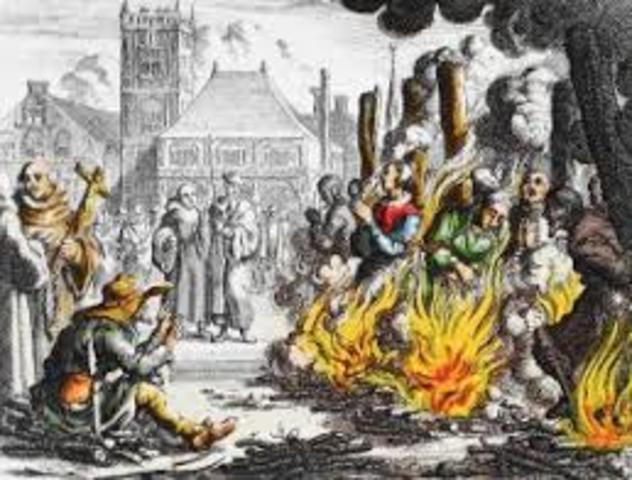 Auge en la cacería de herejes y/o brujas