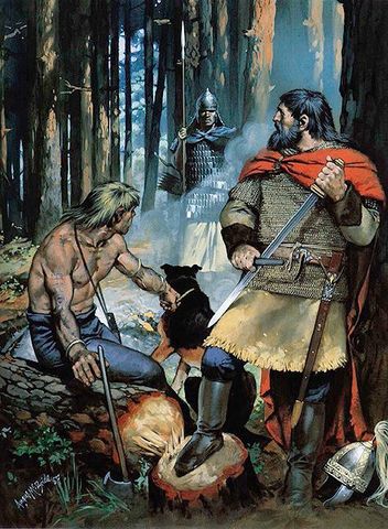 Origem da Cavalaria, os Germanos