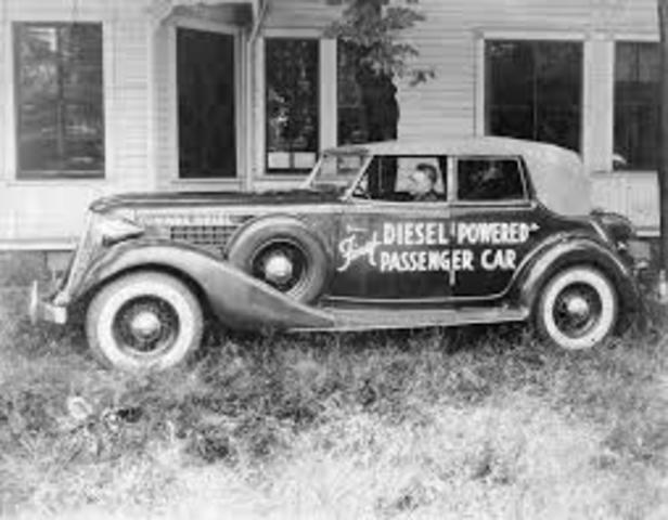 First disesel powered passenger car