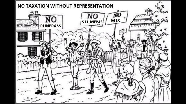 No taxation without representation