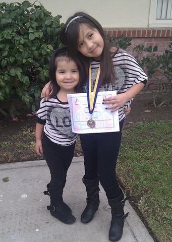 My youngest sister being born