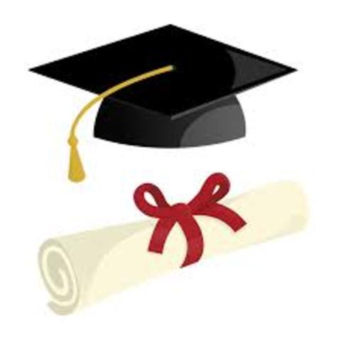 I'll finish highschool and graduate.