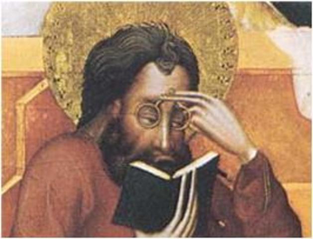 Salvino d'Armate - Inventa los anteojos.